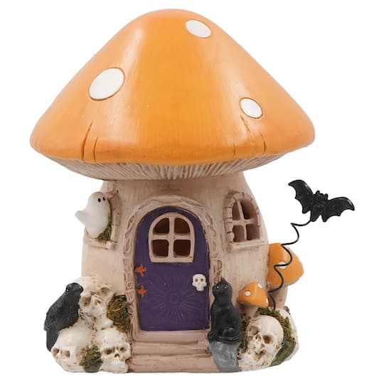 7.25" Mushroom House LED Mini Decoration by Ashland®